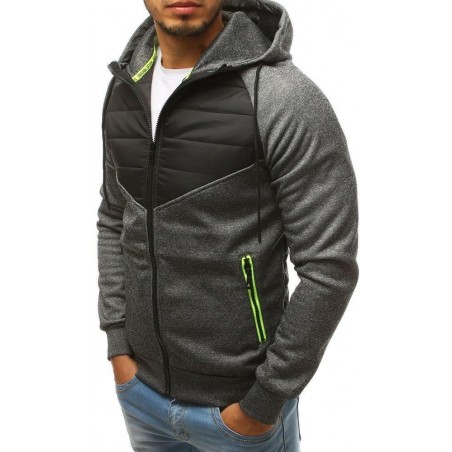 Sivá prešívaná pánska bunda (tx2698)