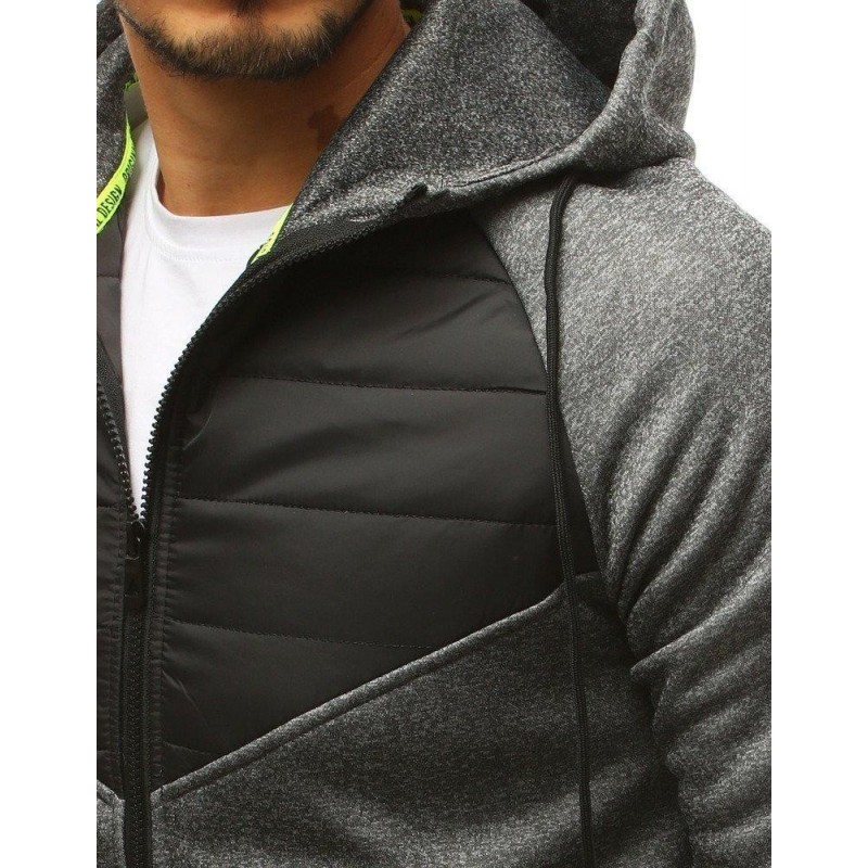 Sivá prešívaná pánska bunda (tx2698)