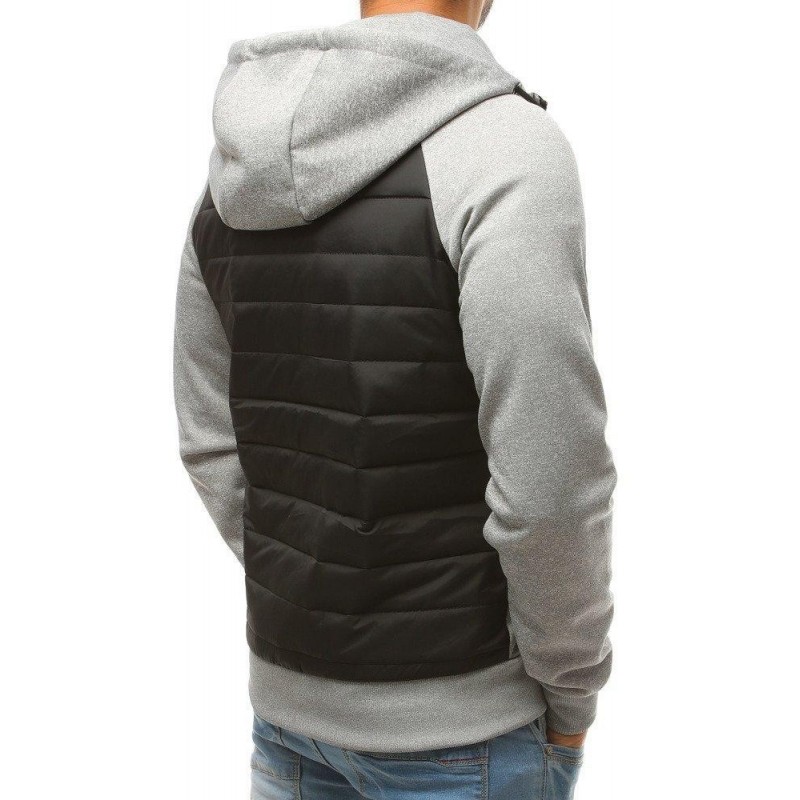 Svetlosivá prešívaná pánska bunda (tx2700)