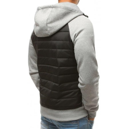 Svetlosivá prešívaná pánska bunda (tx2700)