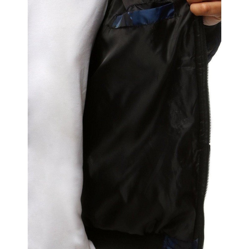 Maskáčová pánska bomber bunda (tx2721) - tmavomodrá