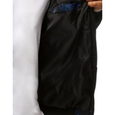 Maskáčová pánska bomber bunda (tx2721) - tmavomodrá