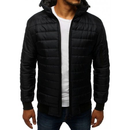 Čierna pánska bomber bunda (tx2728)
