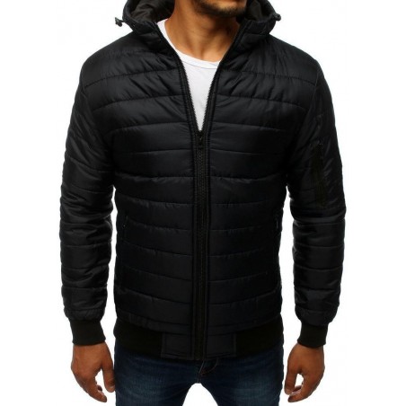 Čierna pánska bomber bunda (tx2728)