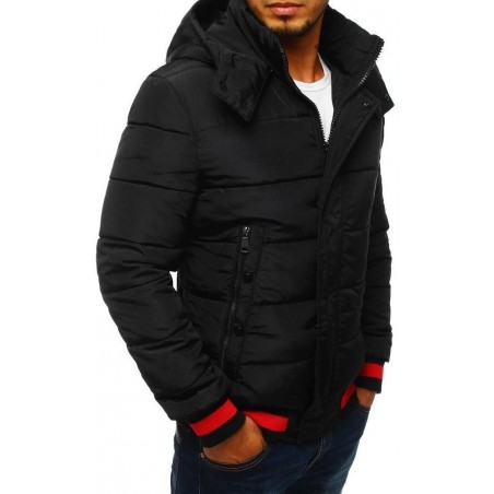 Čierna pánska zimná bunda (tx2845)