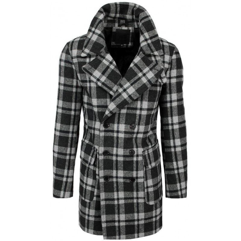 Sivý pánsky kabát (cx0396)