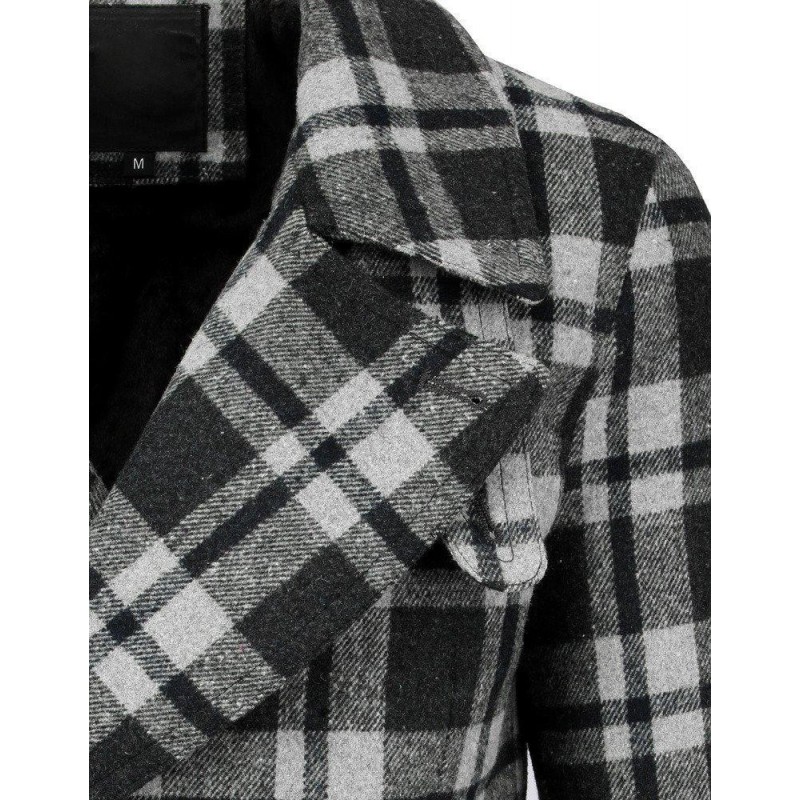 Sivý pánsky kabát (cx0396)