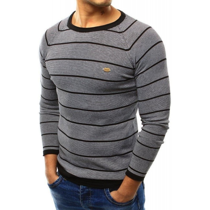 Pánsky sveter (wx0818) - čierny