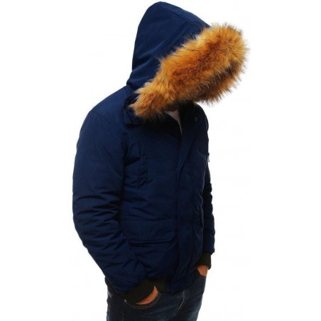Tmavomodrá pánska zimná bunda (tx2877)