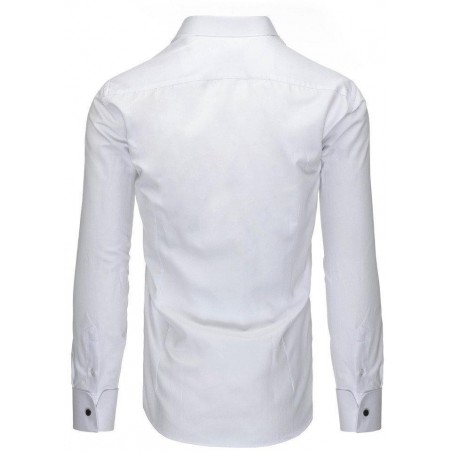 Biela slim fit košeľa (dx1130)