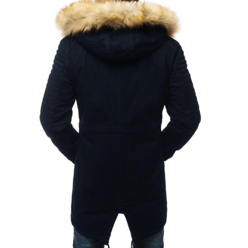 Tmavomodrá pánska zimná bunda (tx2896)