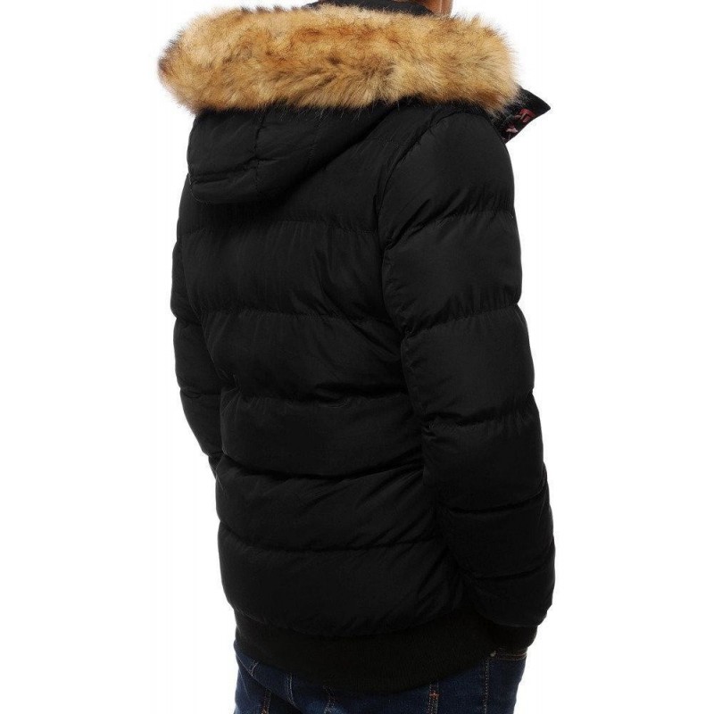 Prešívaná pánska zimná bunda (tx2936) - čierna