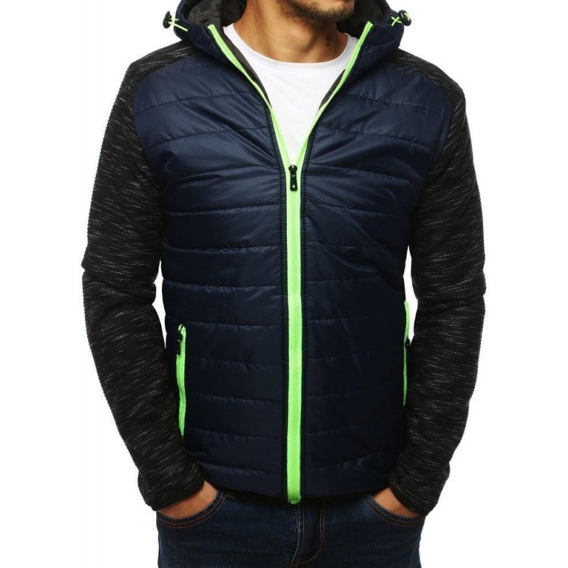 Prechodná pánska tmavomodrá bunda (tx2985)