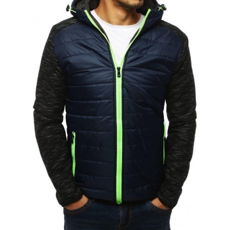 Prechodná pánska tmavomodrá bunda (tx2985)