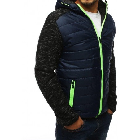 Prechodná pánska tmavomodrá bunda (tx2985)