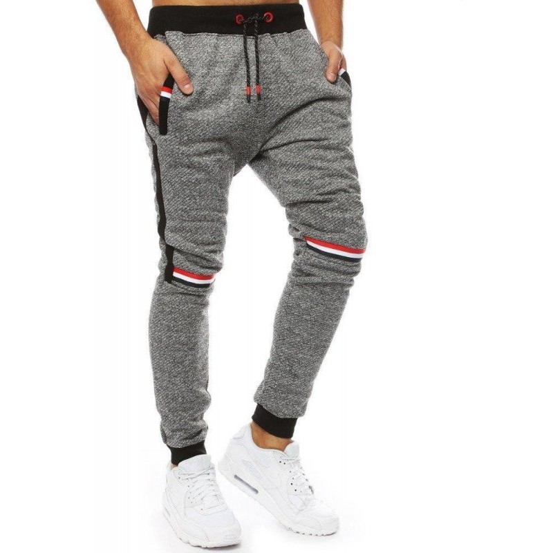 Pánske jogger tepláky (ux2111) - antracitové