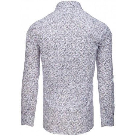 Pánska biela košeľa s dlhým rukávom (dx1769)