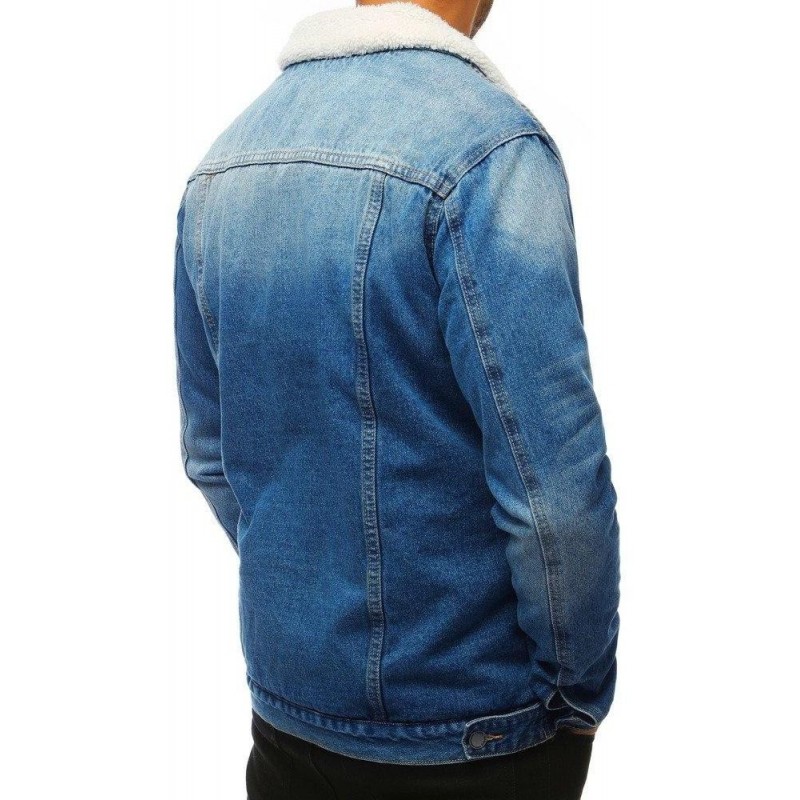 Pánska džínsová bunda (tx2832) - modrá