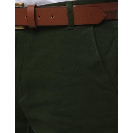 Zelené pánske chino nohavice (ux2137)