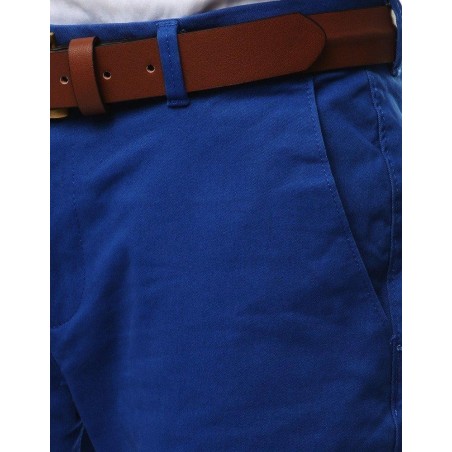 Modré pánske chino nohavice (ux2139)