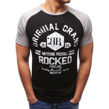 Pánske tričko s potlačou (rx2695) - čierne "XL"