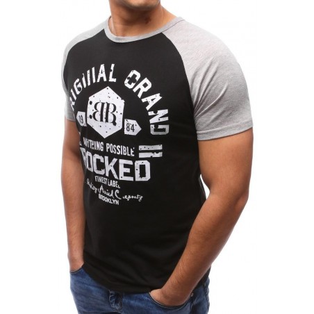 Pánske tričko s potlačou (rx2695) - čierne "XL"
