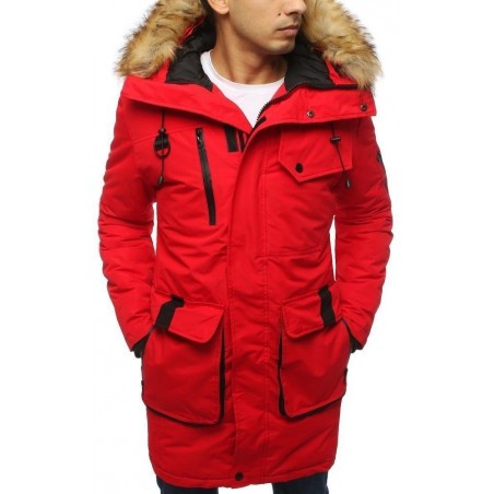 Pánska zimná červená bunda (tx3030)