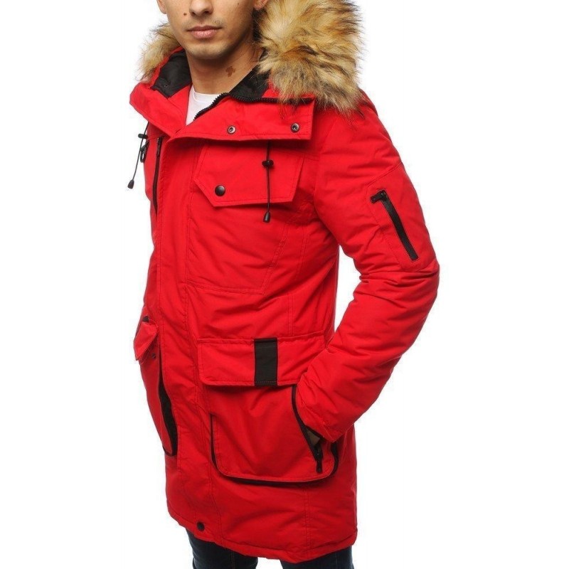 Pánska zimná červená bunda (tx3030)