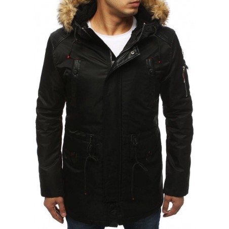 Čierna pánska zimná bunda (tx3044)