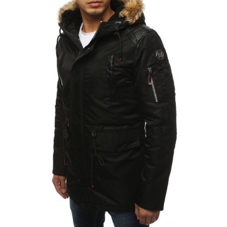 Čierna pánska zimná bunda (tx3044)
