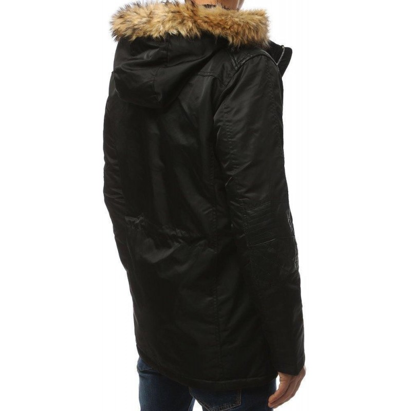 Čierna pánska zimná bunda (tx3044)