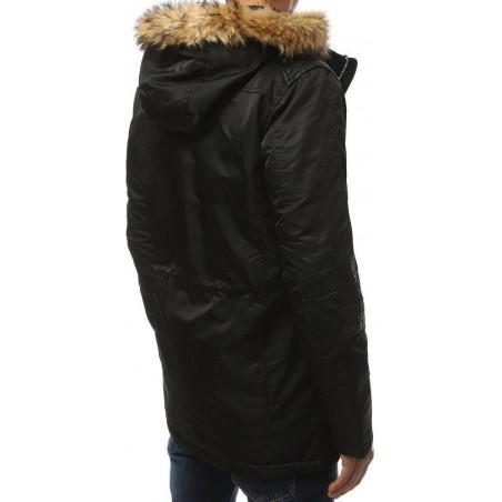 Čierna pánska zimná bunda (tx3044)