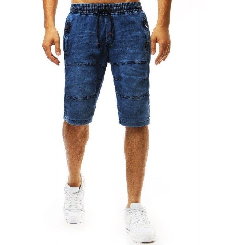 Modré denimové kraťasy pre pánov (sx0963)