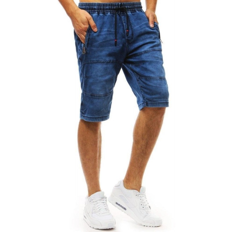 Modré denimové kraťasy pre pánov (sx0963)