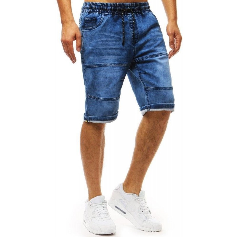 Modré denimové kraťasy pre pánov (sx0966)