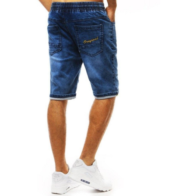 Modré denimové kraťasy pre pánov (sx0966)