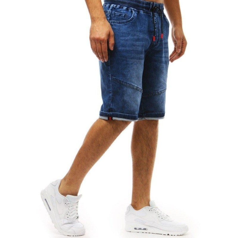 Pánske modré denim šortky (sx0967)