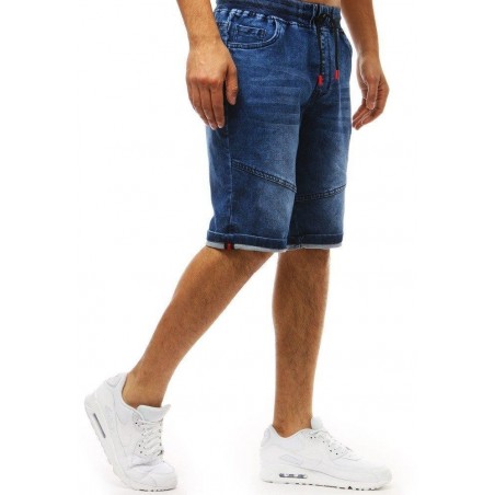 Pánske modré denim šortky (sx0967)