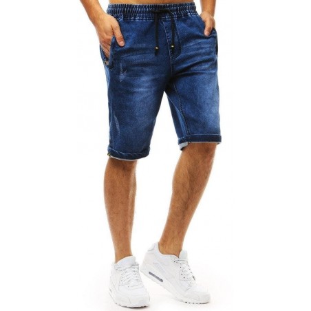 Modré pánske šortky denim look (sx0951)
