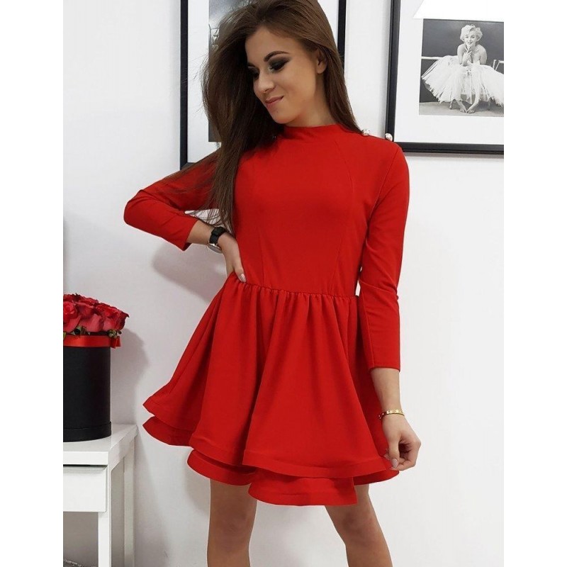 Dámske červené šaty BONITA (ey1066)