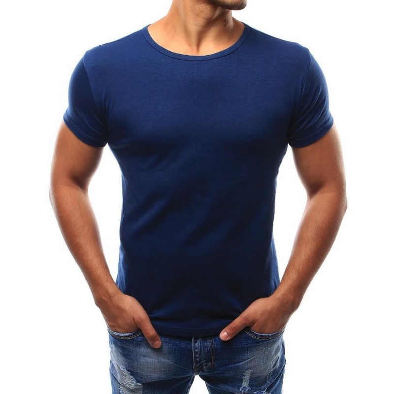 Jednofarebné pánske tričko (rx2574) - tmavomodré, veľ. XXL