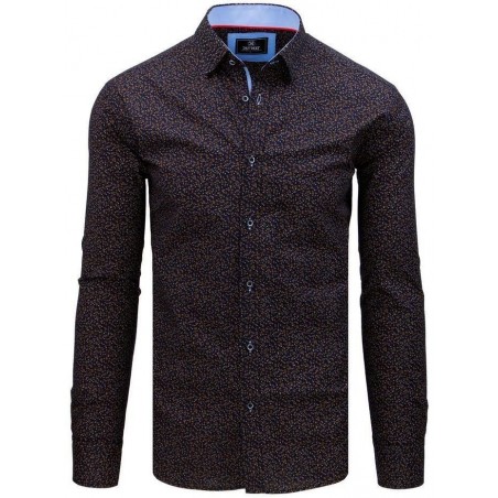 Pánska casual košeľa PREMIUM (dx1794) - tmavomodrá