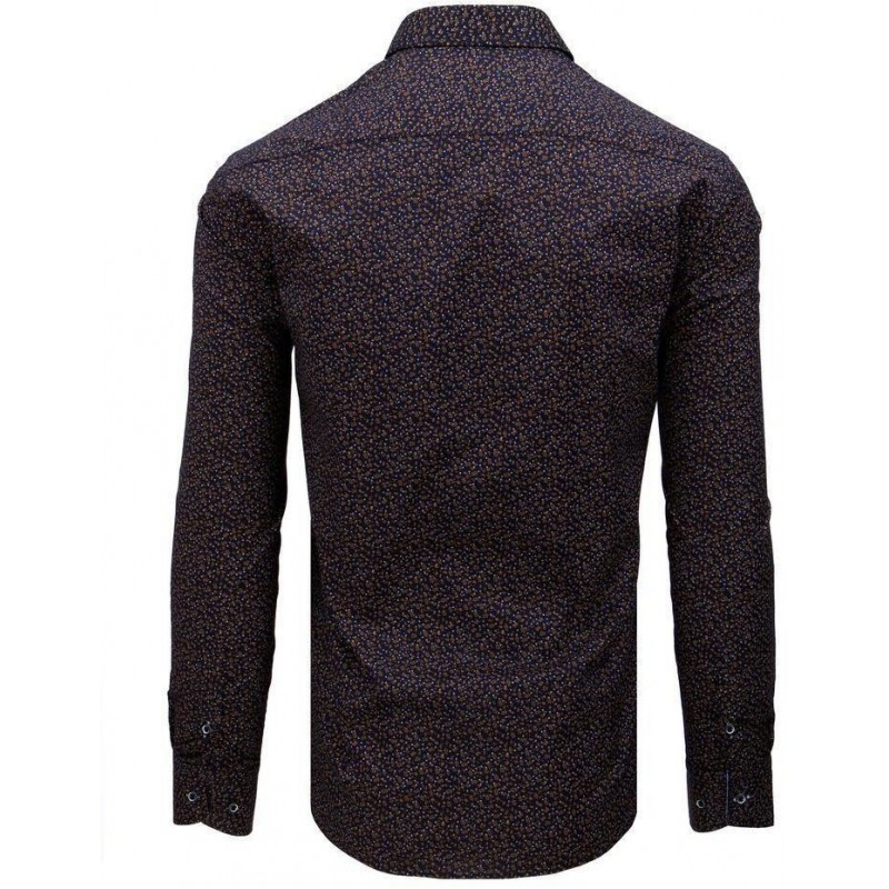 Pánska casual košeľa PREMIUM (dx1794) - tmavomodrá