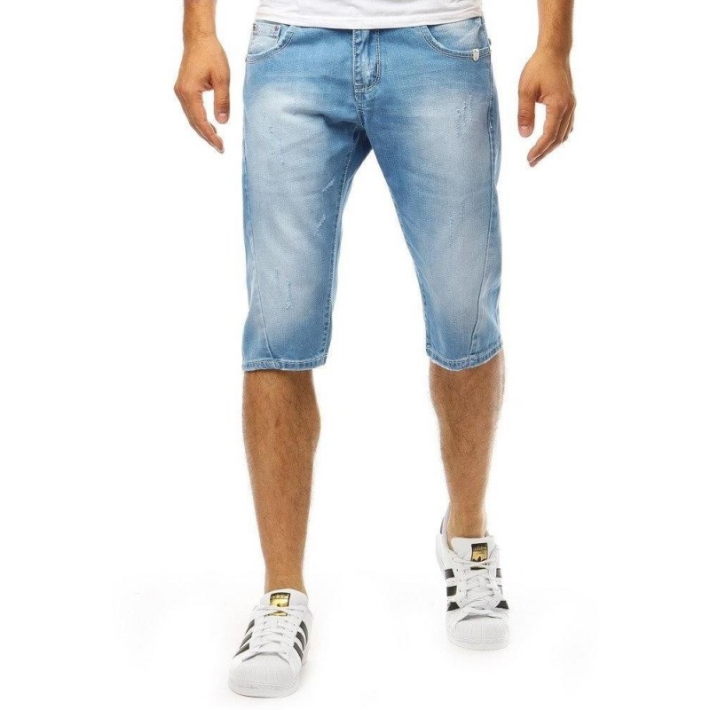 Pánske džínsové kraťasy (sx0994) - modré