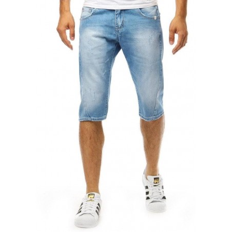 Pánske džínsové kraťasy (sx0994) - modré