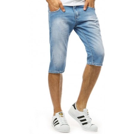 Pánske džínsové kraťasy (sx0994) - modré