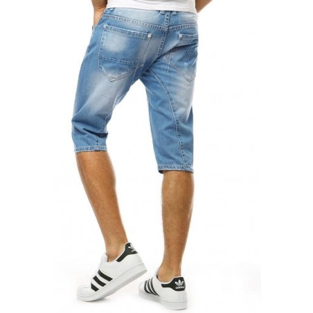 Pánske džínsové kraťasy (sx0994) - modré