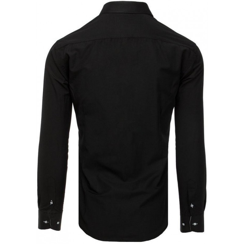 Elegantná pánska košeľa PREMIUM (dx1785) - čierna, veľ. XL