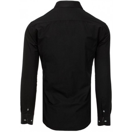 Elegantná pánska košeľa PREMIUM (dx1785) - čierna, veľ. XL