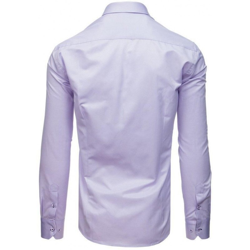 Fialová vzorovaná košeľa pre pánov (dx1713), veľ. XL